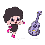 How to Draw Rachel from Pinkfong