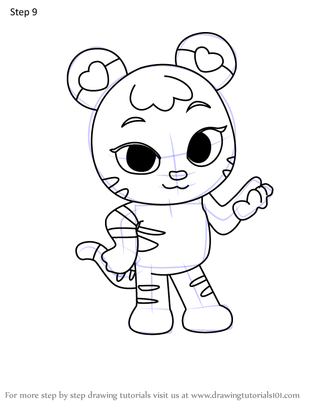 How to Draw Sasha from Pinkfong (Pinkfong) Step by Step ...