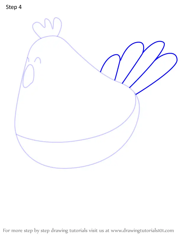 How to Draw Chicken from Pocoyo (Pocoyo) Step by Step ...