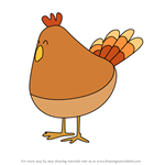 How to Draw Chicken from Pocoyo