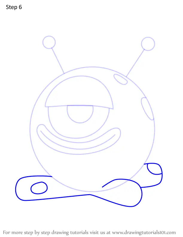 How to Draw Green Martian from Pocoyo (Pocoyo) Step by Step ...