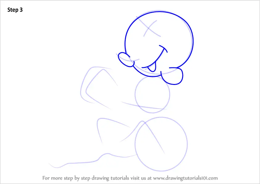 How to Draw Swee'Pea from Popeye the Sailor (Popeye the Sailor) Step by ...