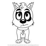 How to Draw Boots from Pound Puppies