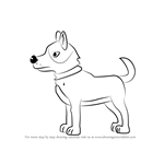 How to Draw Brutus from Pound Puppies