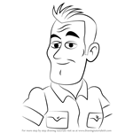 How to Draw Cap Wilder from Pound Puppies