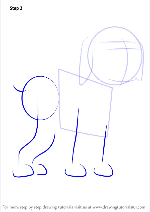 How to Draw Champ from Pound Puppies (Pound Puppies) Step by Step ...