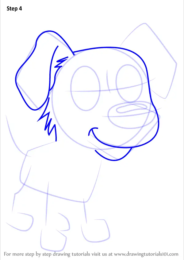 How to Draw Chip from Pound Puppies (Pound Puppies) Step by Step ...