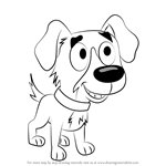 How to Draw Chip from Pound Puppies