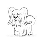 How to Draw Fifi from Pound Puppies