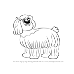 How to Draw Giblet from Pound Puppies