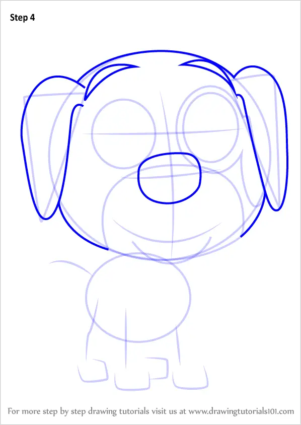 How to Draw Greasy from Pound Puppies (Pound Puppies) Step by Step ...