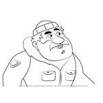 How to Draw Jean Luc Glaciaire from Pound Puppies