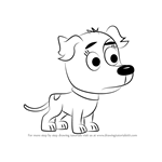 How to Draw Kippster from Pound Puppies