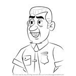 How to Draw Lieutenant Rock from Pound Puppies