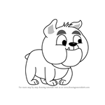 How to Draw Marshmallow from Pound Puppies