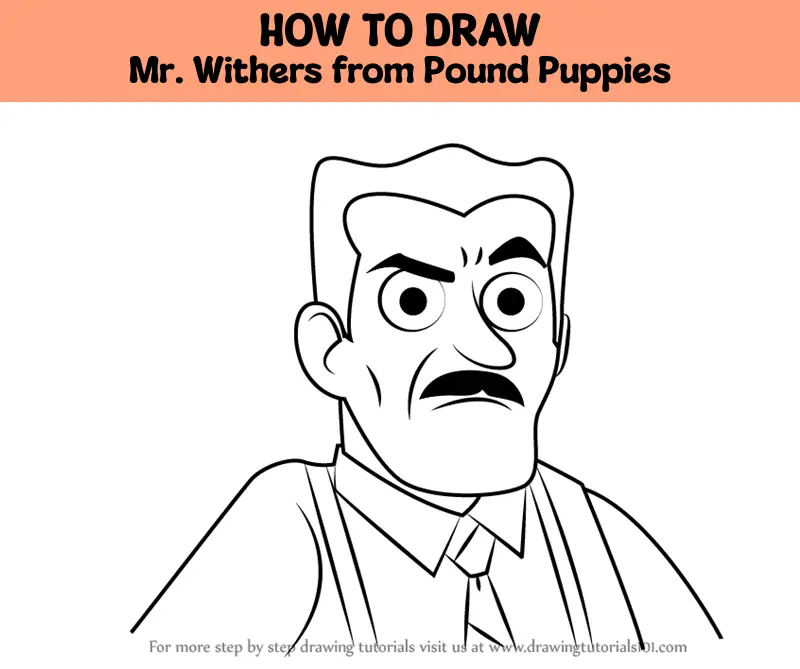 How to Draw Mr. Withers from Pound Puppies (Pound Puppies) Step by Step ...