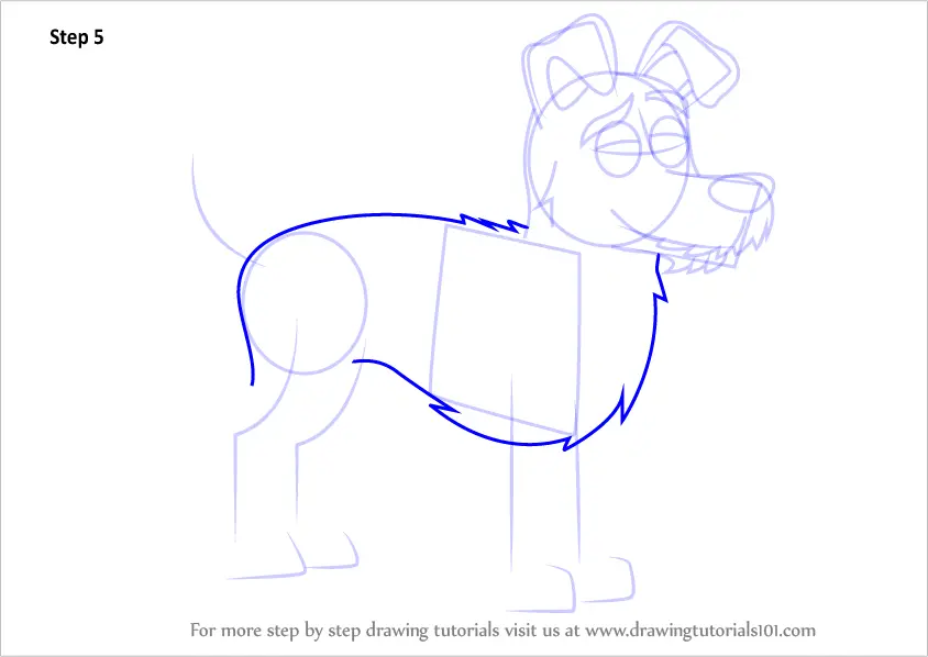 How to Draw Slick from Pound Puppies (Pound Puppies) Step by Step ...