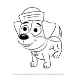 How to Draw Suds from Pound Puppies