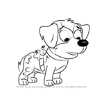How to Draw Sweetie from Pound Puppies