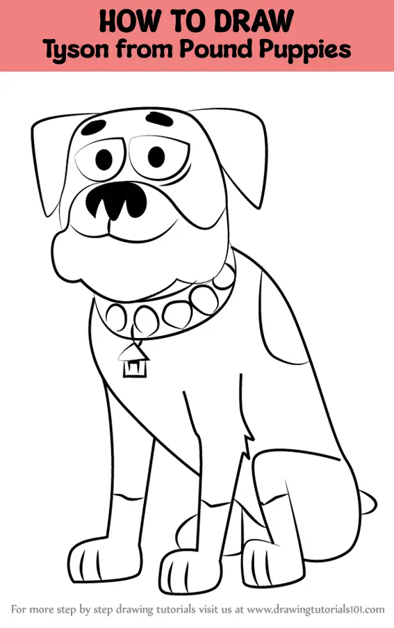 How to Draw Tyson from Pound Puppies (Pound Puppies) Step by Step ...