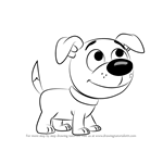How to Draw Wagster from Pound Puppies
