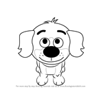 How to Draw Whip from Pound Puppies