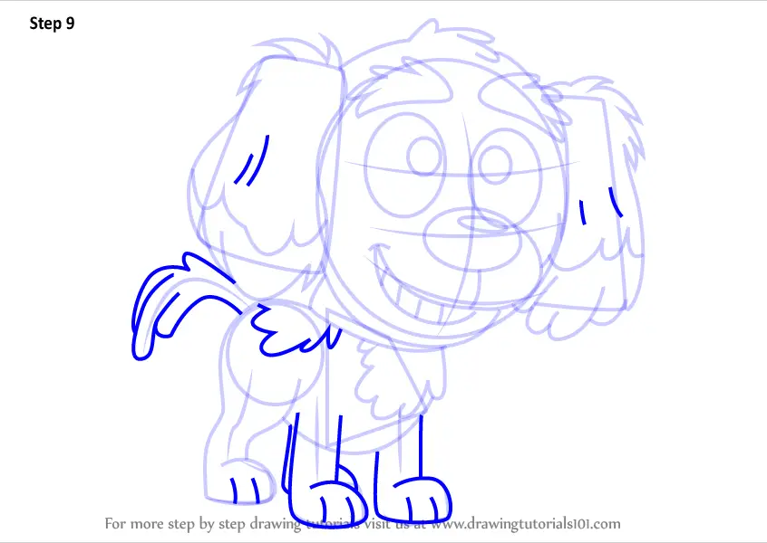 Learn How to Draw Yo Yo from Pound Puppies (Pound Puppies) Step by Step : Drawing Tutorials
