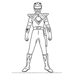 How to Draw Green Ranger from Power Rangers