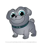 How to Draw Bingo from Puppy Dog Pals