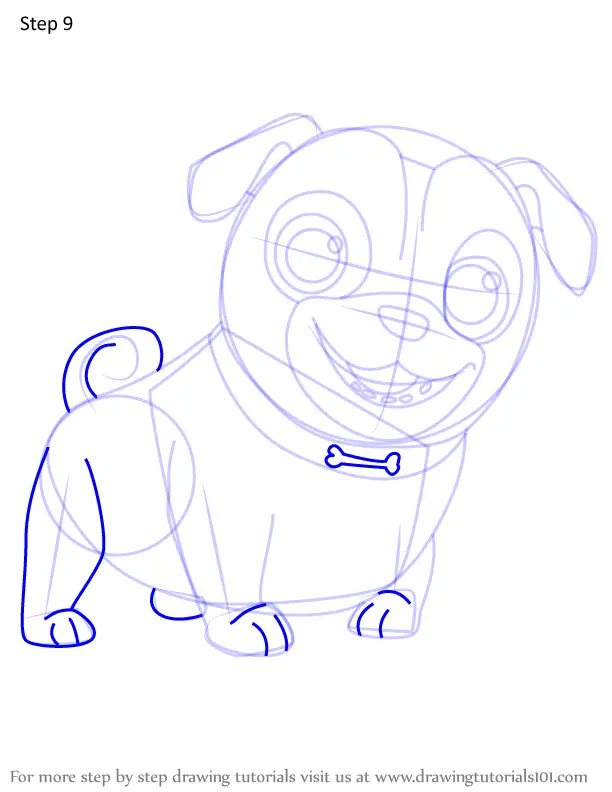 How to Draw Rolly from Puppy Dog Pals (Puppy Dog Pals) Step by Step ...