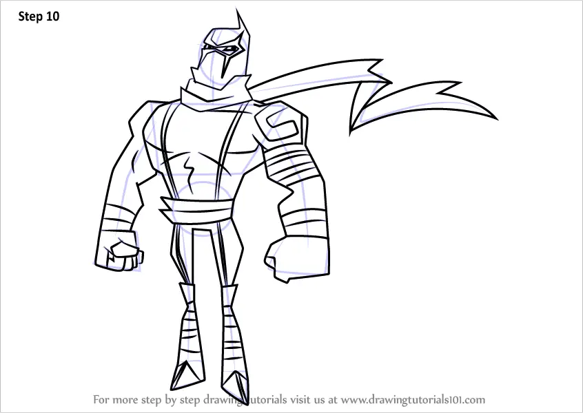 How to Draw Ninja of '05 from Randy Cunningham - 9th Grade Ninja (Randy ...