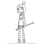How to Draw Theresa Fowler from Randy Cunningham - 9th Grade Ninja