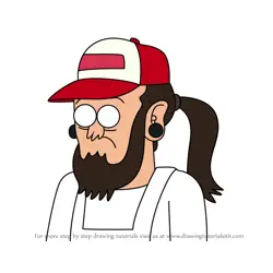 How to Draw Ajay Maldonaldo from Regular Show