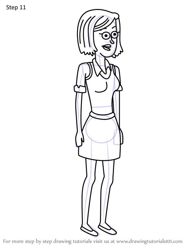 How to Draw Audrey from Regular Show (Regular Show) Step by Step ...