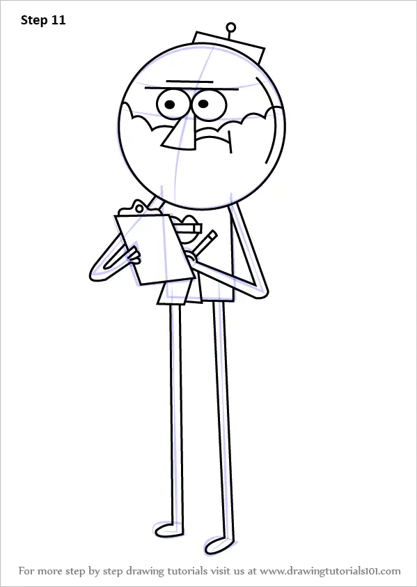 Learn How to Draw Benson from Regular Show (Regular Show) Step by Step