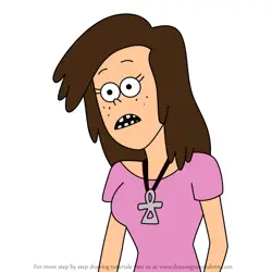 How to Draw Daphne Gonzales from Regular Show