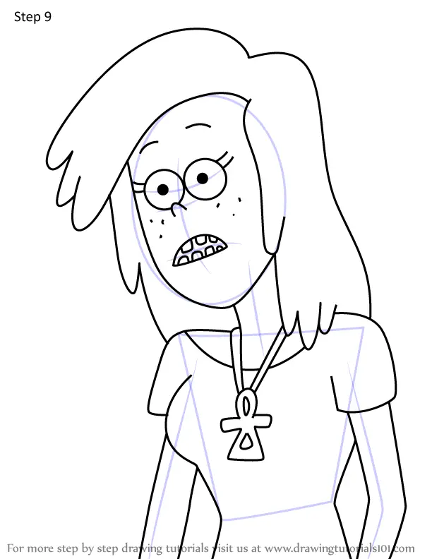 How to Draw Daphne Gonzales from Regular Show (Regular Show) Step by ...