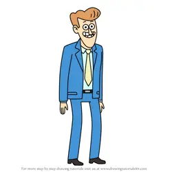 How to Draw Del Hanlon from Regular Show