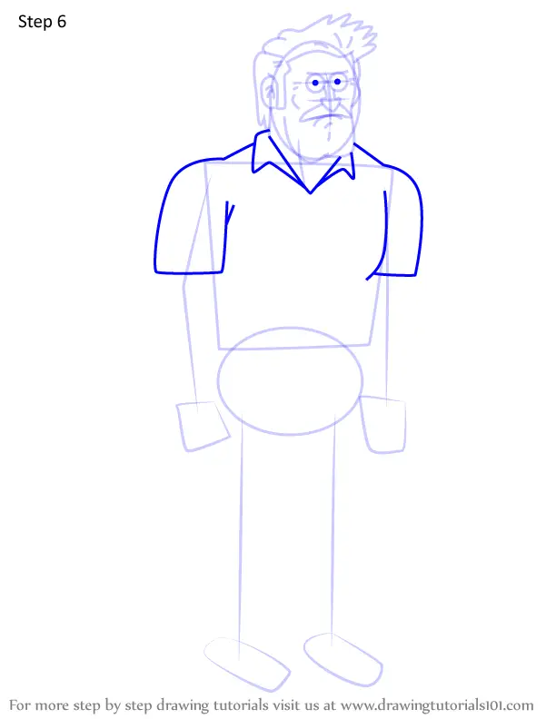 How to Draw Frank Smith from Regular Show (Regular Show) Step by Step ...