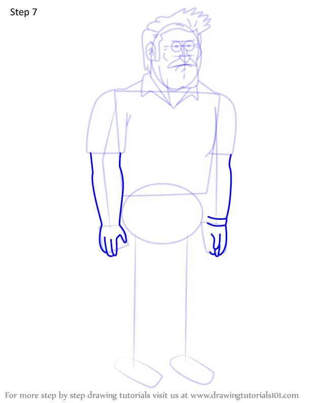 How to Draw Frank Smith from Regular Show (Regular Show) Step by Step ...