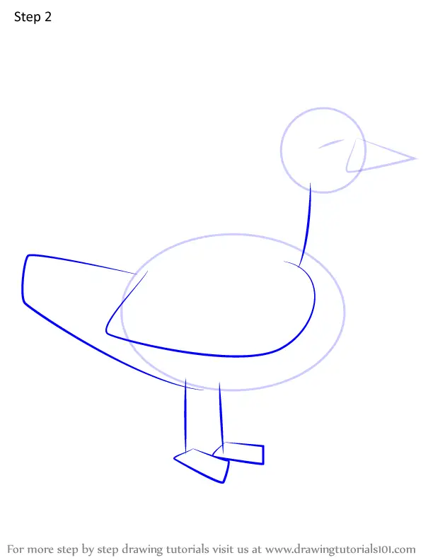 How to Draw Mother Duck from Regular Show (Regular Show) Step by Step ...