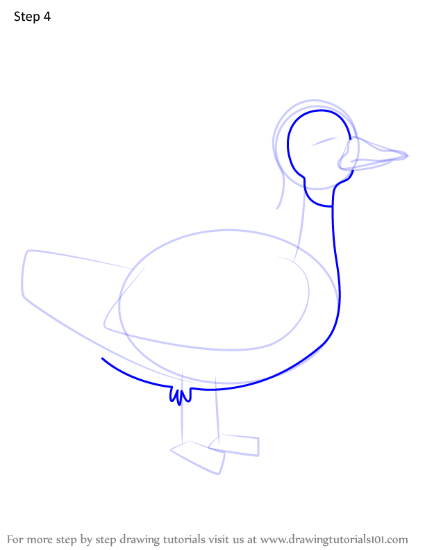 How to Draw Mother Duck from Regular Show (Regular Show) Step by Step ...