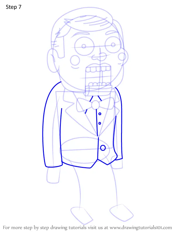 How to Draw Mr. Bossman from Regular Show (Regular Show) Step by Step ...