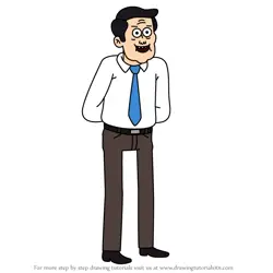 How to Draw Principal Zhang from Regular Show