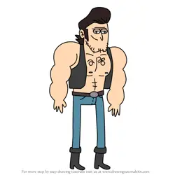 How to Draw Russel from Regular Show