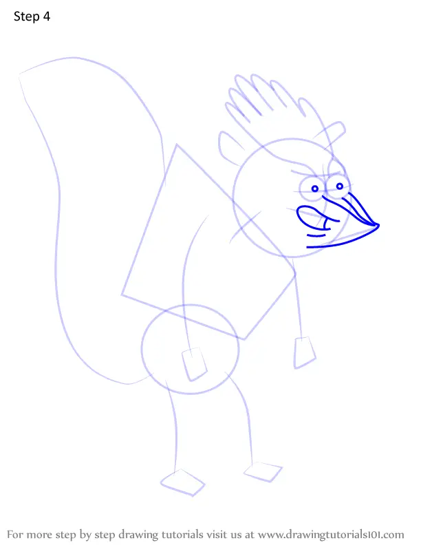 How to Draw Were-Skunk from Regular Show (Regular Show) Step by Step ...