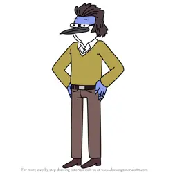 How to Draw William from Regular Show