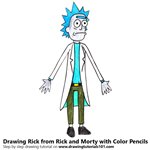 How to Draw Rick from Rick and Morty