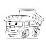 How to Draw Dump from Robocar Poli