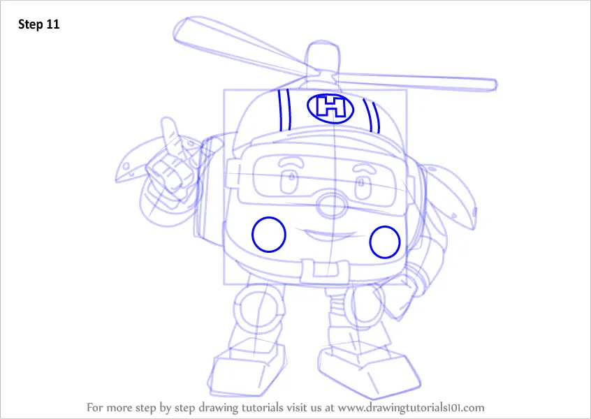 Download Learn How to Draw Helly from Robocar Poli (Robocar Poli) Step by Step : Drawing Tutorials